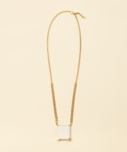 HIZEN jewelry 唐津焼 Square Necklace