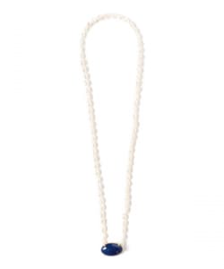 HIZEN jewelry 有田焼 Motif and Pearl Long Necklace