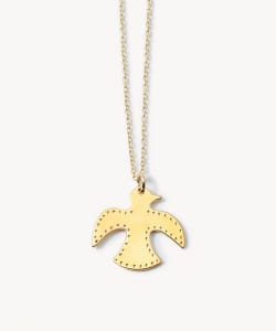 Ombre Claire Bird Motif Necklace ref1535