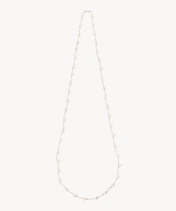 See Real Flowers Keshi Pearl Long Necklace