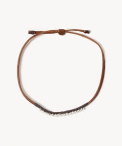 See Real Flowers Leather Bracelet