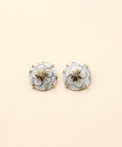 HIZEN jewelry Nabeshima Ware Round Motif Earrings II