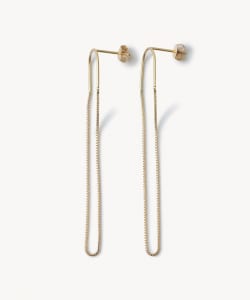 【受注生産商品】Round Chain Earrings Gold