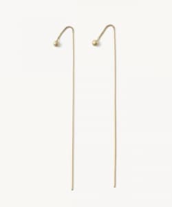 【受注生産商品】Ball Stud Bar Back Earrings Gold
