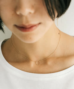 【受注生産商品】 Circle Pendant Gold