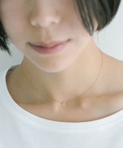 【受注生産商品】 Circle Pendant Gold