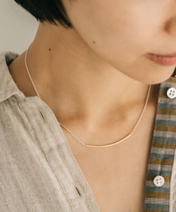 【受注生産商品】Mix Metal Bar Necklace