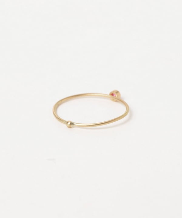 【受注生産商品】18K Gold Ring Set with Gemstone