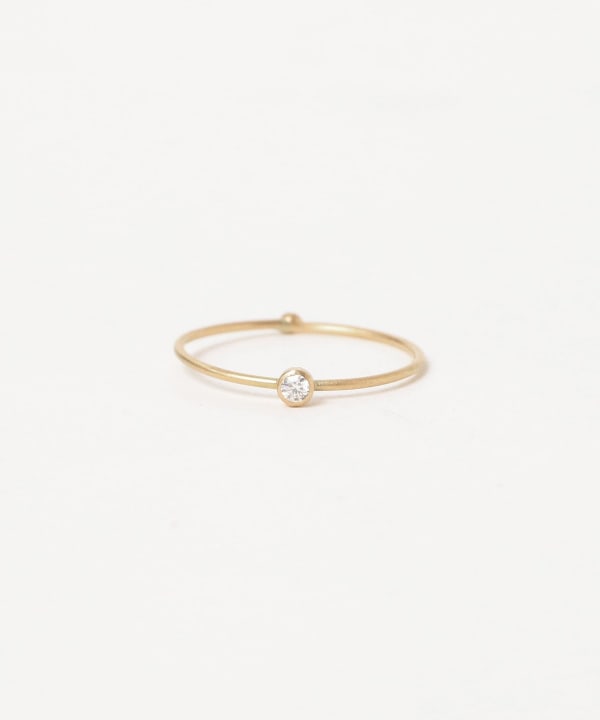 【受注生産商品】18K Gold Ring Set with Gemstone