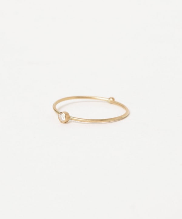 【受注生産商品】18K Gold Ring Set with Gemstone
