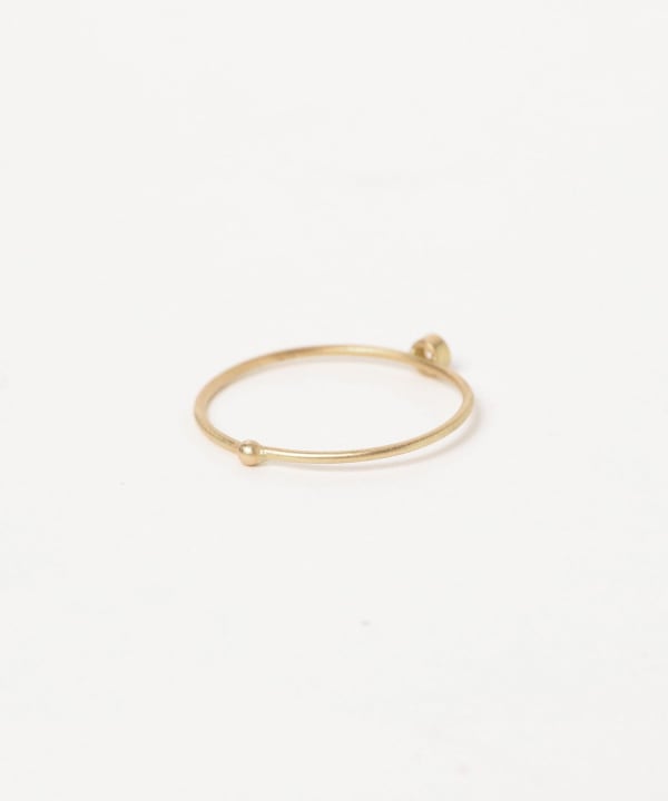 【受注生産商品】18K Gold Ring Set with Gemstone