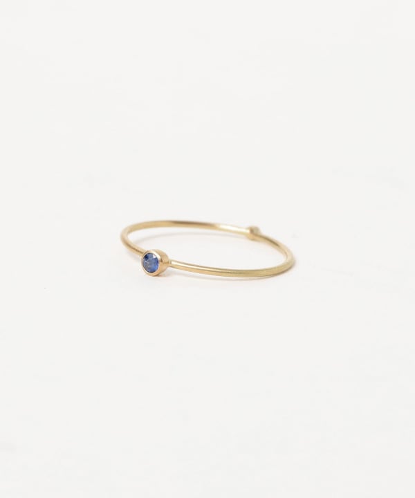 【受注生産商品】18K Gold Ring Set with Gemstone