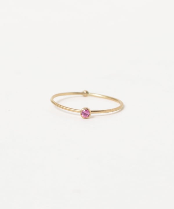 【受注生産商品】18K Gold Ring Set with Gemstone