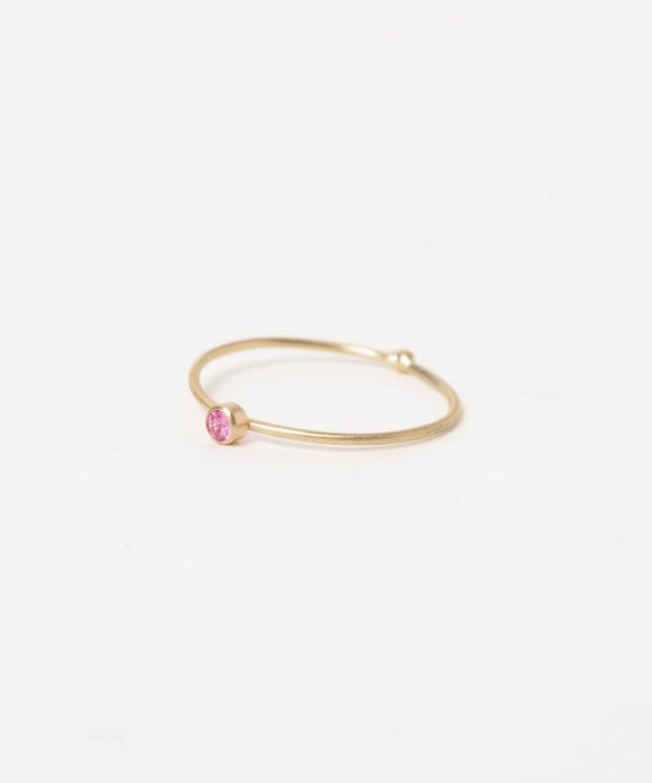 【受注生産商品】18K Gold Ring Set with Gemstone