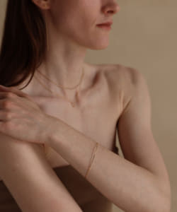 【受注生産商品】18k Gold Round Bangle