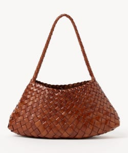 dragon Rosanna Leather Mesh Baguette Bag
