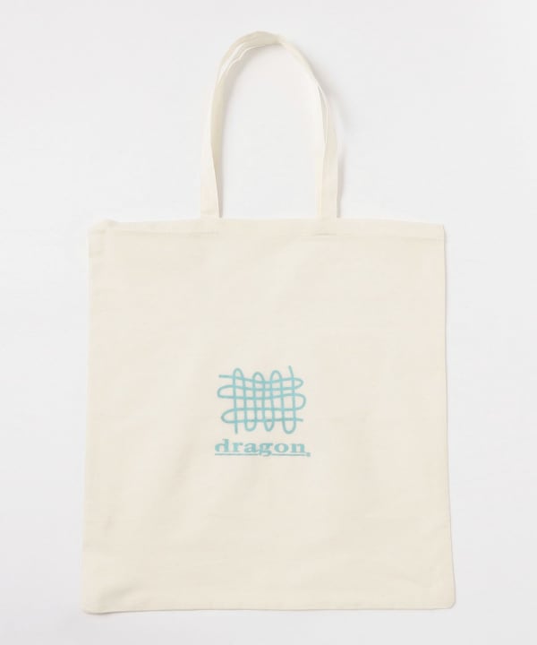 dragon Leather Mesh Big Tote Bag