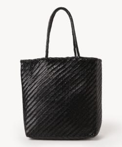 dragon Leather Mesh Big Tote Bag