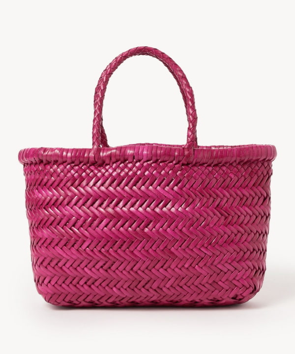dragon Leather Mesh Mini Flat Gora Tote Bag
