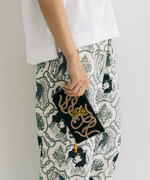 Embroidered Long Wallet