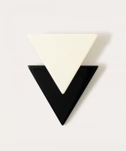 Paris Vintage Triangle Brooch