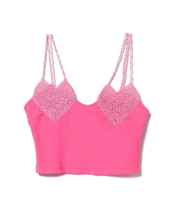 MARCO RAMBALDI / TOP WITH EMBROIDERED HEARTS