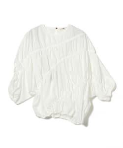 ○Uhr / Shirring Blouse
