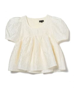 sister jane / Lisse Jacquard Babydoll Tops