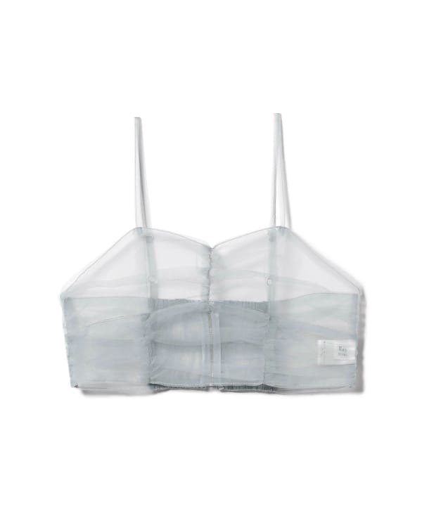 Ray BEAMS Ray BEAMS Ray BEAMS / Tulle gathered bustier (tops and 