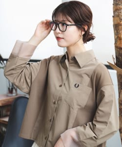 FRED PERRY × Ray BEAMS / 別注 シアー シャツ