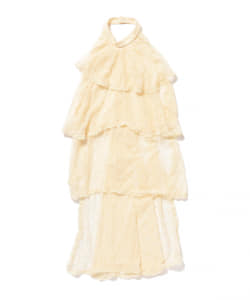 ○YUHAN WANG / レースネックピース ワンピース