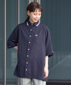 FRED PERRY × Ray BEAMS / 別注 リブカラー シャツ