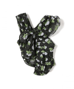 ○YUHAN WANG / floral Jacquard tops