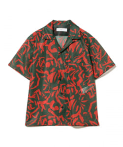 ○TOGA PULLA / メッシュ プリント シャツ