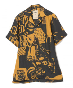 ▲OAS / KRISPY NIGHT CUBA LINEN SHIRT