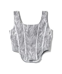 JOHN LAWRENCE SULLIVAN /  Stretch jacquard bustier top