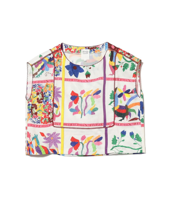 Ray BEAMS（レイ ビームス）○RhodolirioN / Poncho Top - FloraEMB ...