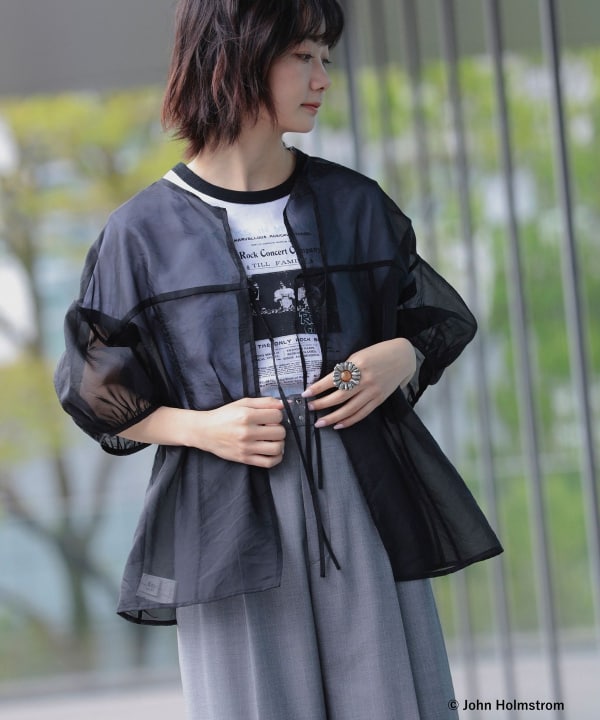 Ray BEAMS(レイ ビームス)【6/12再値下げ】オーガンジー Ray BEAMS(レイ ビームス)【6/12再値下げ】オーガンジー