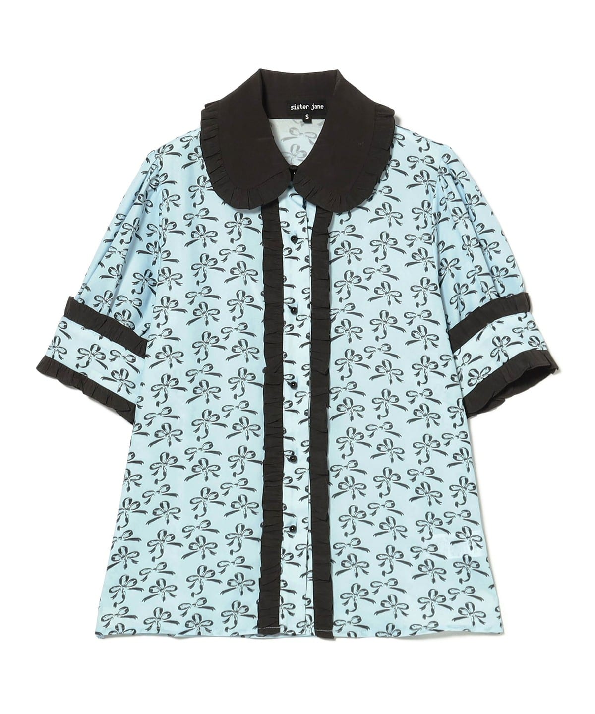 Ray BEAMS（レイ ビームス）sister jane / 別注 Kanzan Floral Ruffle Blouse（シャツ・ブラウス ブラウス ・プルオーバー）通販｜BEAMS