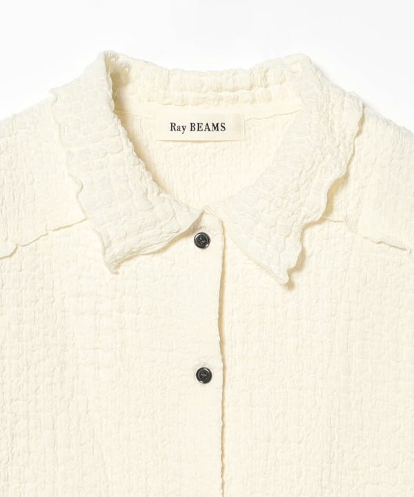 Ray BEAMS（レイ ビームス）コードレース レイヤー シャツ