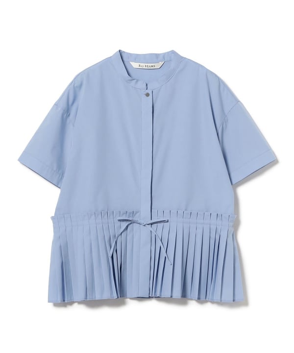 Ray BEAMS バンドカラー シャツ セール】RBS / レースアップ バンドカラーシャツ（シャツ