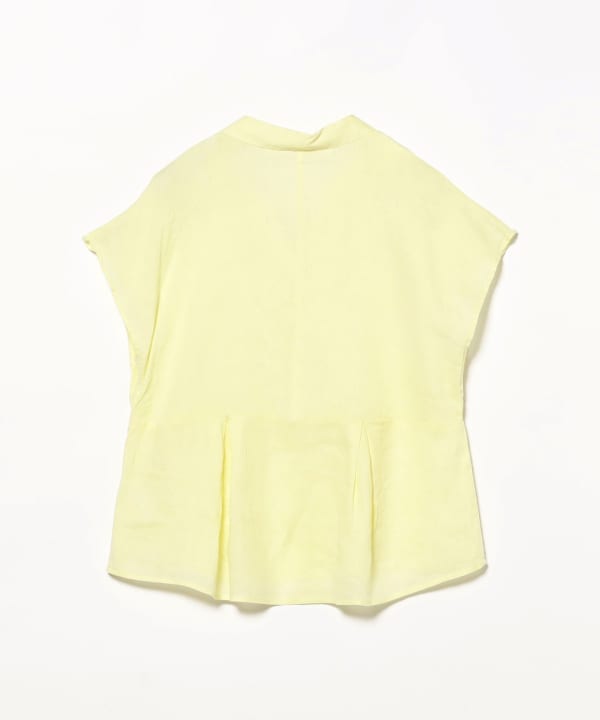 レイページ② Ray BEAMS（レイ ビームス）リネン フレンチスリーブ スキッパー