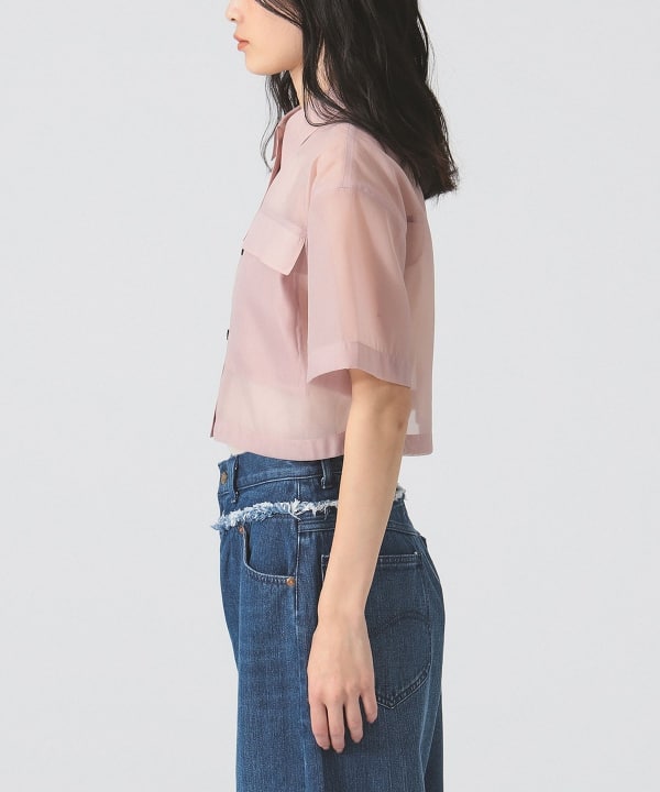 litmus クロップドシャツ