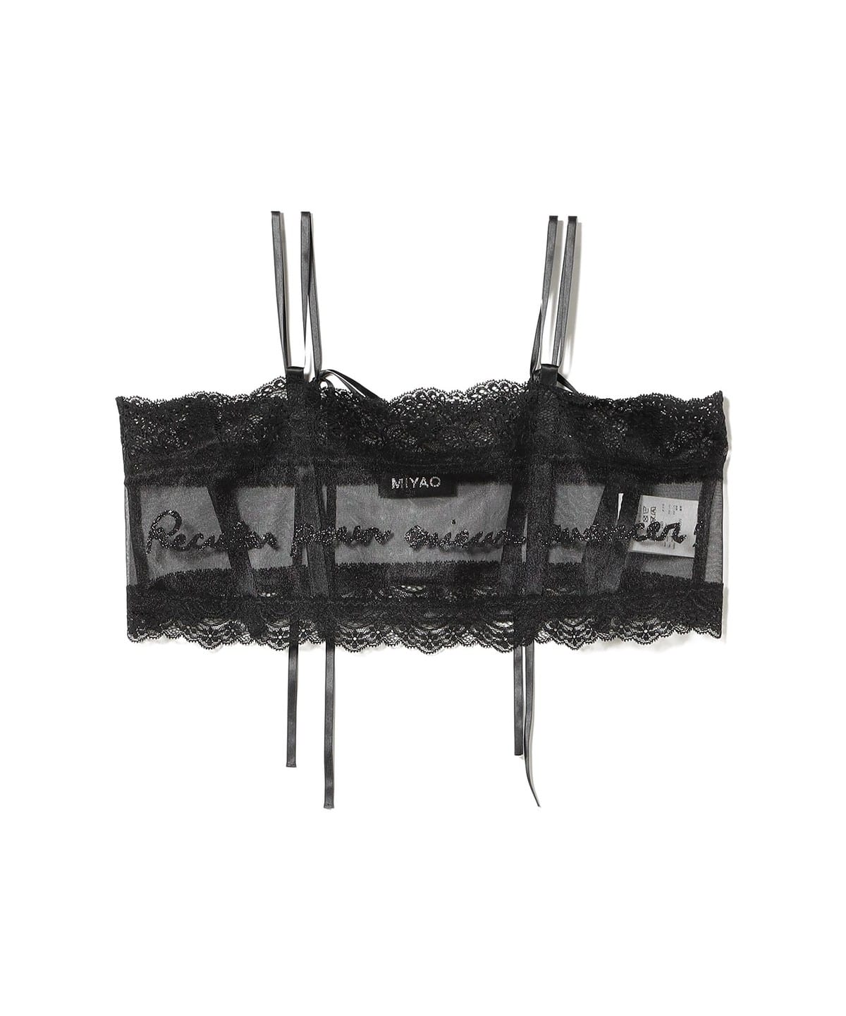 【別注】MIYAO ミヤオ / Print Camisole シャツ・ブラウス WOMEN BLACK ONE SIZE 【別注】MIYAO ミヤオ / Print Camisole シャツ・ブラウス WOMEN BLACK ONE SIZE