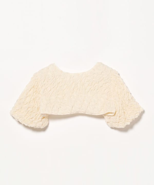 Ray BEAMS（レイ ビームス）バルーン スリーブ ボレロ（トップス