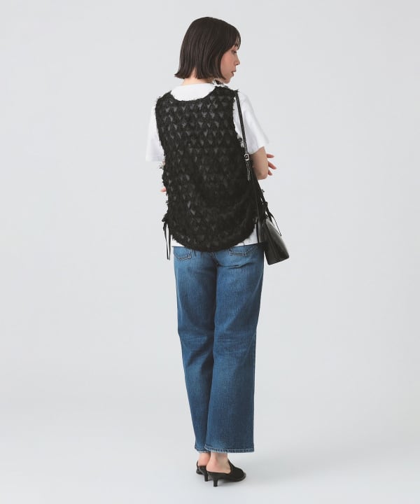 BEAMS WOMEN｜Ray BEAMS / フリンジ 2Way ノースリーブ トップス