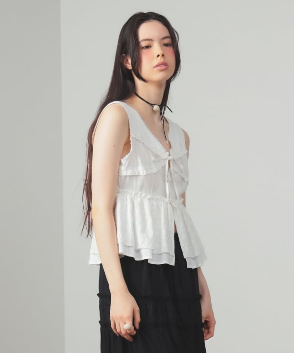 Ray BEAMS - ペプラムブラウス  白 楽天市場】【SALE／70%OFF】RBS / スタンドカラー ぺプラム