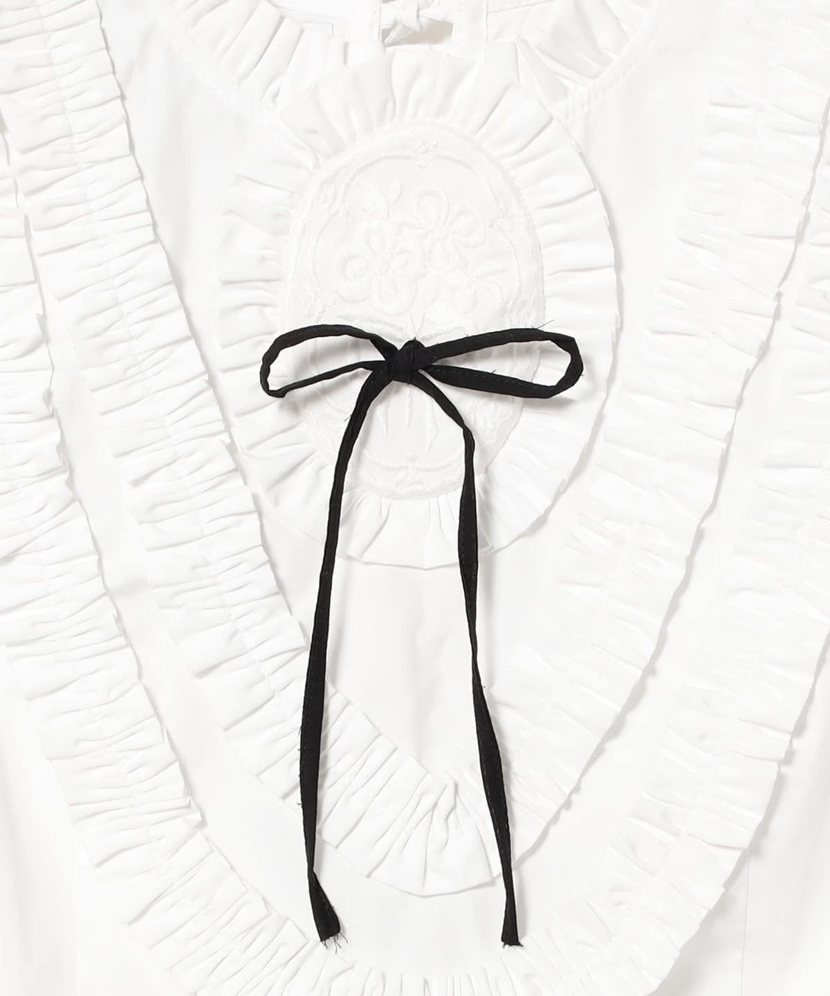 Ray BEAMS（レイ ビームス）NAYA / ROMI FRILLED TOP（シャツ