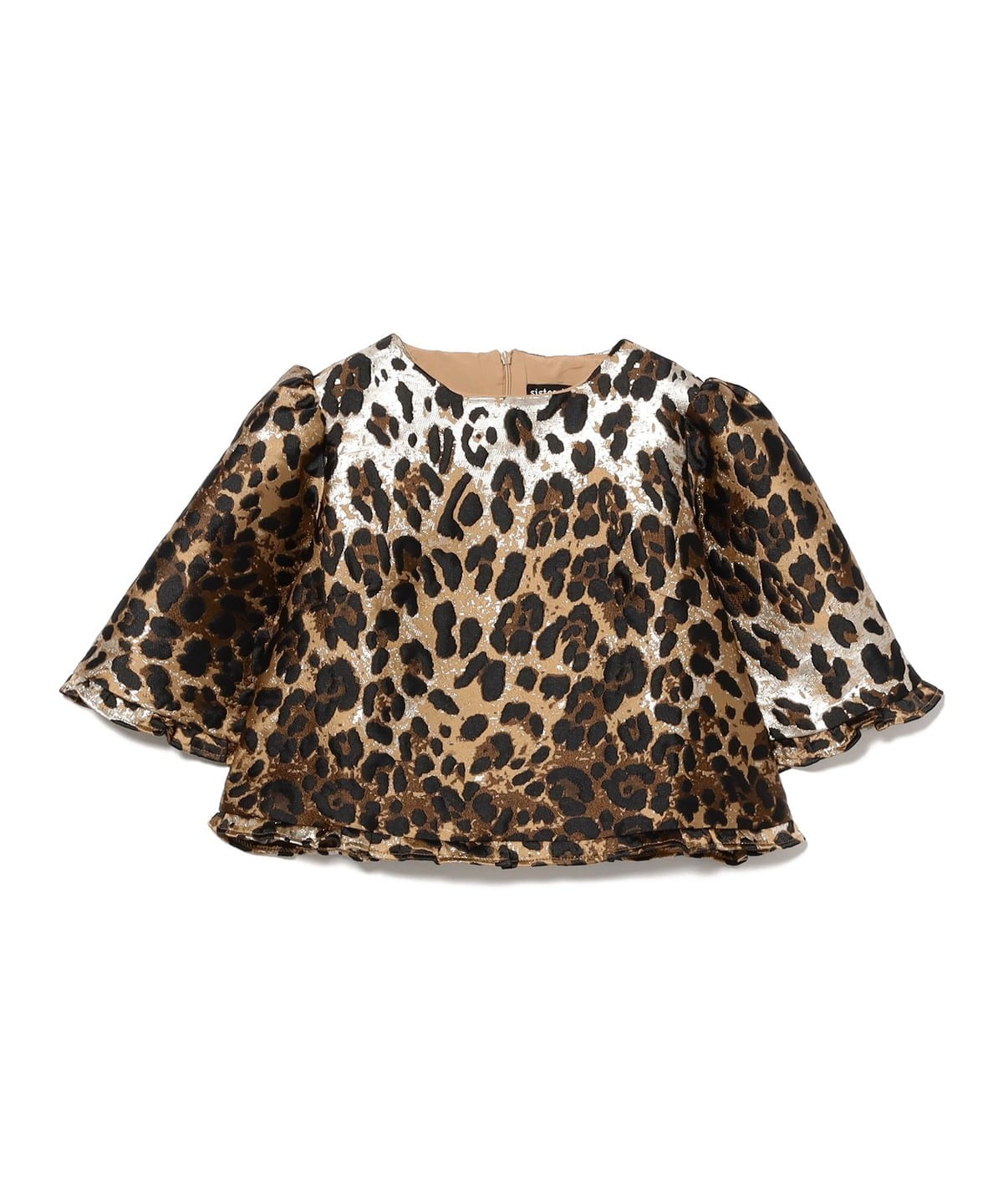 sister jane ヒョウ柄 半袖 Mサイズ Ray BEAMS（レイ ビームス）sister jane / Leopard Jacquard Top