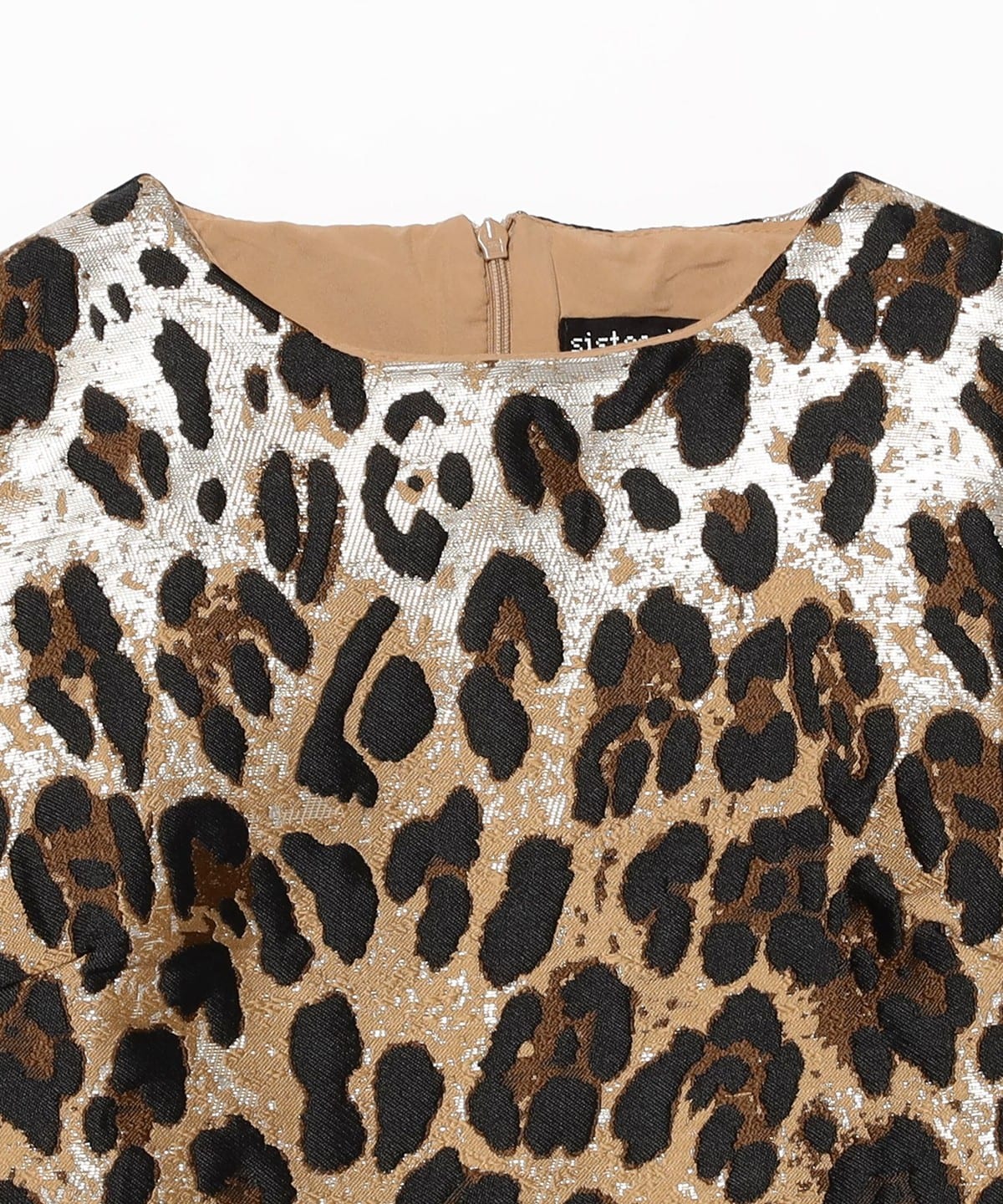 sister jane ヒョウ柄 半袖 Mサイズ Ray BEAMS（レイ ビームス）sister jane / Leopard Jacquard Top